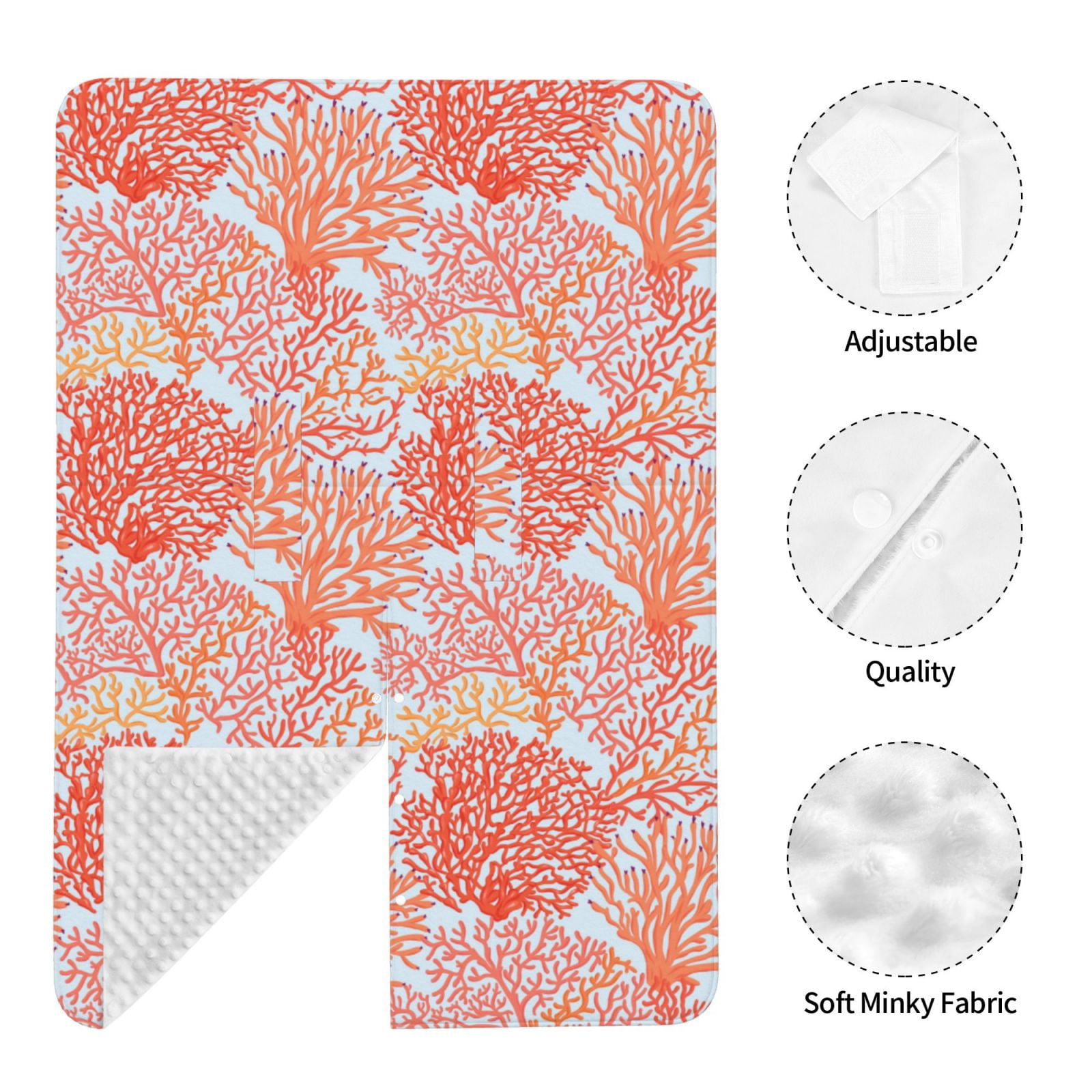 Car Seat Cover Baby - Corals Breathable Infant Car Seat Cover for Baby Carseat, Lightweight Comfort Baby Essentials Must Haves Newborn Stuff for Girl Boy