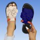 thumbnail image 4 of Mujeres Zapatos de Caminar Versátiles Dos Tonos Color Bloqueado Envolvente Tamaño Más Ligero Y Cómodo Estilo Primavera / Verano de Moda Zapatillas de Tacón Bajo de Playa Plana, 4 of 6