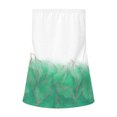 thumbnail image 3 of Gibobby Mujeres Pringting sin tirantes Bandeau Tank Casual sin mangas verano vacaciones suelta vacaciones Top camisa blusa mujeres Top(Verde,CH), 3 of 4