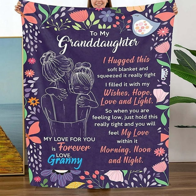 Message Letter Flannel Blanket Envelope Letter Letter Writing Blanket Pashmina Cover Blanket Reversible Fleece Blanket