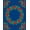 Blue, Pattern 4, variant on ODIKA 4'x6' Machine Washable Non-Slip Area Rug, Celtic Knot Loop Handicraft Kit Traditional High Traffic Rug, Black, 642653