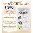 thumbnail image 4 of Etiquetadora VolenGo M950 recargable Bluetooth con cintas, 4 of 9