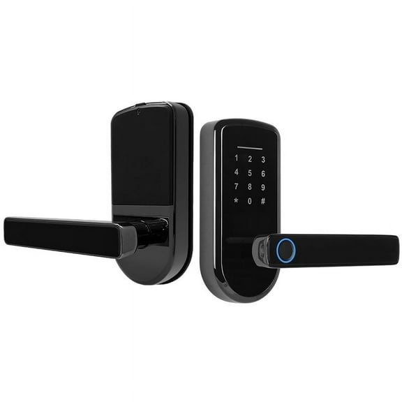 Smart Lock, Keyless Entry Door Lock, Fingerprint Door Lock, Smart Door Lock with Handle, Digital Door Lock, Smart Lock for Front Door, Bluetooth Electronic Door Lock NDL318