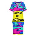 thumbnail image 4 of Sonidos de Motown Vestido de bolsillo suelto Vestidos de noche de lujo 2025 Vestidos de noche para mujer Vestido suelto para mujer, 4 of 7