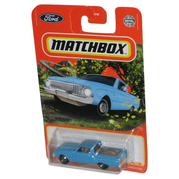 Matchbox Blue 1961 Ford Ranchero (2020) Metal Die-Cast Toy Car 96/100