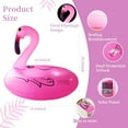 thumbnail image 4 of RoamReady Adults Inflatable Solar Powered Flamingo Pool Float, 42" with Lights, 4 of 7