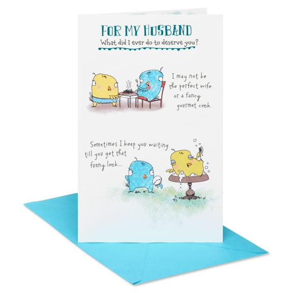 American Greetings Funny Romantic Birthday Card for Husband (Perfect Match)