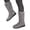 Gray, variant on Women's Slip on Mid Calf Boots, Plus Size Warm Fleece Lined Side Zipper Winter Casual Boots with Breathable Upper and Non Slip Sole, Cozy Footwear for Cold Weather Daily Wear