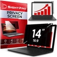 thumbnail image 1 of SightPro 14 Inch 16:9 Laptop Privacy Screen Filter - Privacy Shield and Anti-Glare Protector, 1 of 9