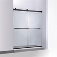 thumbnail image 5 of Vinnova Spezia 60" W x 76" H Rectangle Double Sliding Frameless Shower Door in Polished Chrome, 5 of 15