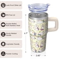 thumbnail image 3 of 20OZ Unicorn Tumbler with Handle Insulated Cup for Daily Use Perfect Gifts for Women Unicorn Fans Suitable for Birthday Christmas and Walks in the Park, 3 of 6