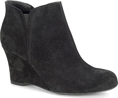 born black suede booties