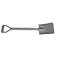 thumbnail image 1 of Short D Handle Small Shovel Spade, All Metal Shovel Incisive  for Planting, 1 of 7