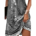 thumbnail image 2 of Gvmfive Womens Summer Dress Boho Floral Print V-Neck Sleeveless Tank Dress, 2 of 4