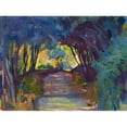 thumbnail image 2 of Giovanni Giacometti 18x14 Gold Ornate Wood Frame and Double Matted Museum Art Print Titled - Forest Track (1917), 2 of 4