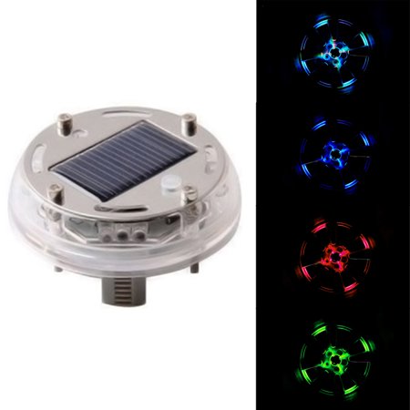 Waterproof 4 Modes 12 LED Car Auto Solar Energy Flash Wheel Tire Rim ...