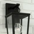 thumbnail image 5 of 1 Light Outdoor Wall Lantern In Minimalist Style-15.5 Inches Tall And 6.25 Inches Wide Capital Lighting 948111Bk, 5 of 6