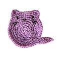 thumbnail image 1 of Boisson Absorbante au Crochet Cartoon Chat Protection Antidérapante Résistante à la Chaleur, 1 of 8