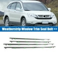 thumbnail image 2 of 1 Set Window Weatherstrip Trim Seal Belt Fit for Honda CR-V 2007-2011 72450-SWA-A01 Silver Tone, 2 of 7