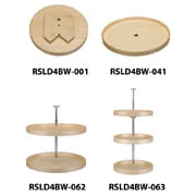 Wood Full Circle Lazy Susans Economy Lazy Daisy Sets, Independently Rotating, For Banded Wood Full Circle Lazy Susan...