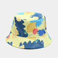 thumbnail image 4 of LinYooLi Womens Bucket Hat Fresh Fruit Pattern Reversible Men Fisherman Hat Teen Unisex Travel Sport Sun Protection Basin Hat, 4 of 8