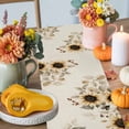 thumbnail image 4 of Fall Sunflower Table Runner, Autumn Thanksgiving Kitchen Dining Table Decoration for Home Party Decor 13x36 Inches, 4 of 9