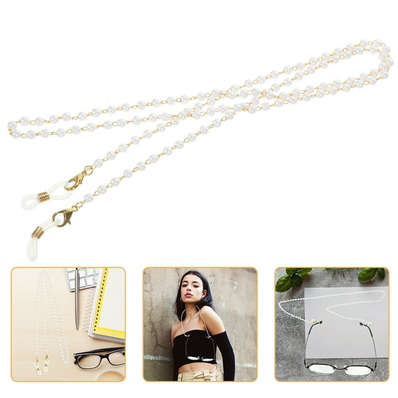 Beaded Eyeglass Chain Necklace, Sunglass Holder Lanyard for Glasses, Stylish Eyewear Neck Strap Accessory