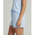 thumbnail image 5 of Real Essentials 4 Piece: Women's Super-Soft Tank Top and Short Pajama Set - Loungewear Sleepwear (Available in Plus Size), 5 of 7