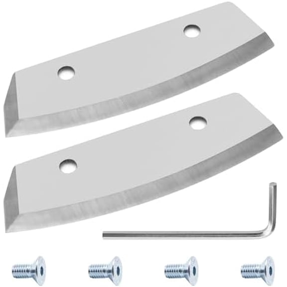 41287 Ice Auger Blades 10 Inch Compatible with ION 10" Alpha & Alpha Plus Ice Fishing Turbo Auger, Ice Auger Replacement Blades for Ice Auger Smooth Cutting - High Speed Steel$$Garden & Patio