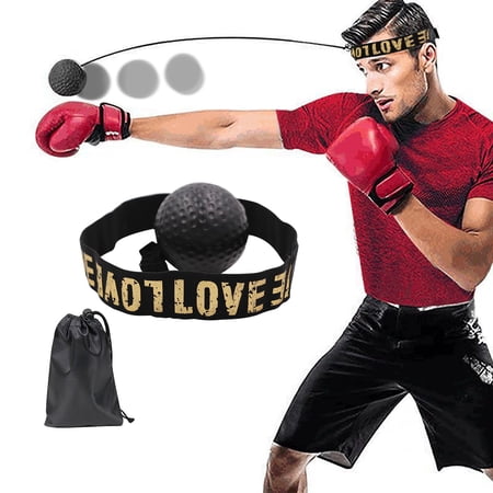 Fight Ball With Head Band For Reflex Speed Training Boxing Punch Exercise Set