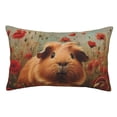 thumbnail image 1 of Balery Rose Cute Guinea Pig Funda de Cojín Estampada, Regalos para Mujeres, Regalos de Amor para Ella, Regalos para Novia o Esposa, Funda de Almohada-16"x24", 1 of 6