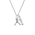 thumbnail image 2 of Delight Jewelry Silvertone Large Softball Pitcher Silvertone Believe Faith Prayer Hope Bar Charm Necklace, 23", 2 of 4