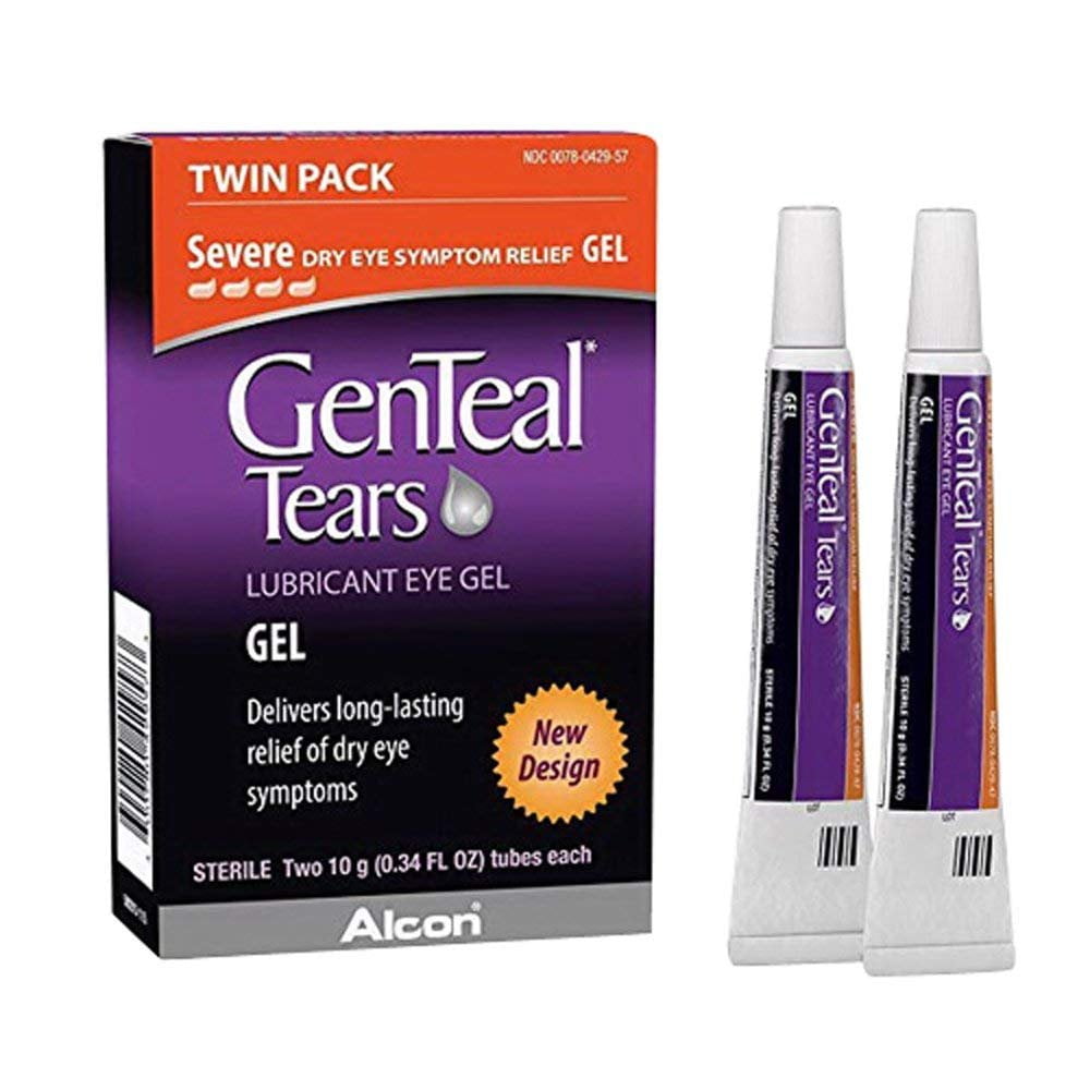 GENTEAL Lubricant Eye Gel, Severe, Twin Pack, 0.34Ounces Each BrickSeek