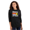 thumbnail image 3 of PACMAN Snack Attack Hungry Hangry Long Sleeve TShirt Men Women Brisco Brands S, 3 of 6