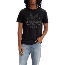 NEW Levi's GRAPHIC SET IN Black Levi's Men's Graphic Set-In Neck T-Shirt - Walmart.com