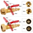 thumbnail image 3 of Adaptador Winterize con enchufe de conexión rápida macho de 1/4" y rosca GHT macho de 3/4" TUNC Sencillez, 3 of 5