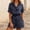 Navy, variant on Muscularfit Travel Sets 2 Piece Sets for Women Going Out Cut-off Polka Dot Set Set Collared Short Sleeve White Women's Clothing Sets,M