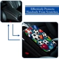 thumbnail image 5 of Football Soft Comfortable Furry Printed Car Armrest Cover Pad 12.5x8.2 Inch, 5 of 6