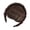 Light brown, variant on Quick Hairstyle Fishbone Braid Wigs Hairband Heat Resistant Fiber Air Bangs Hairpiece Hairhoop for Women Hairstyle