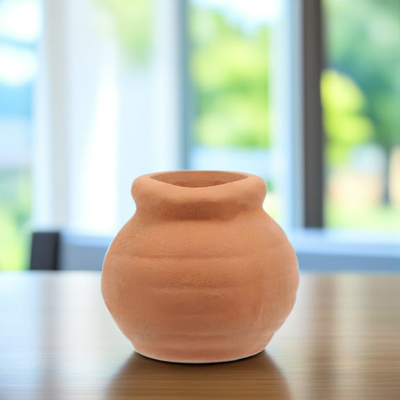 HEANUJJ Small Terracotta Pots Orange Red Clay Versatile Use for Home Gardening 8Pcs