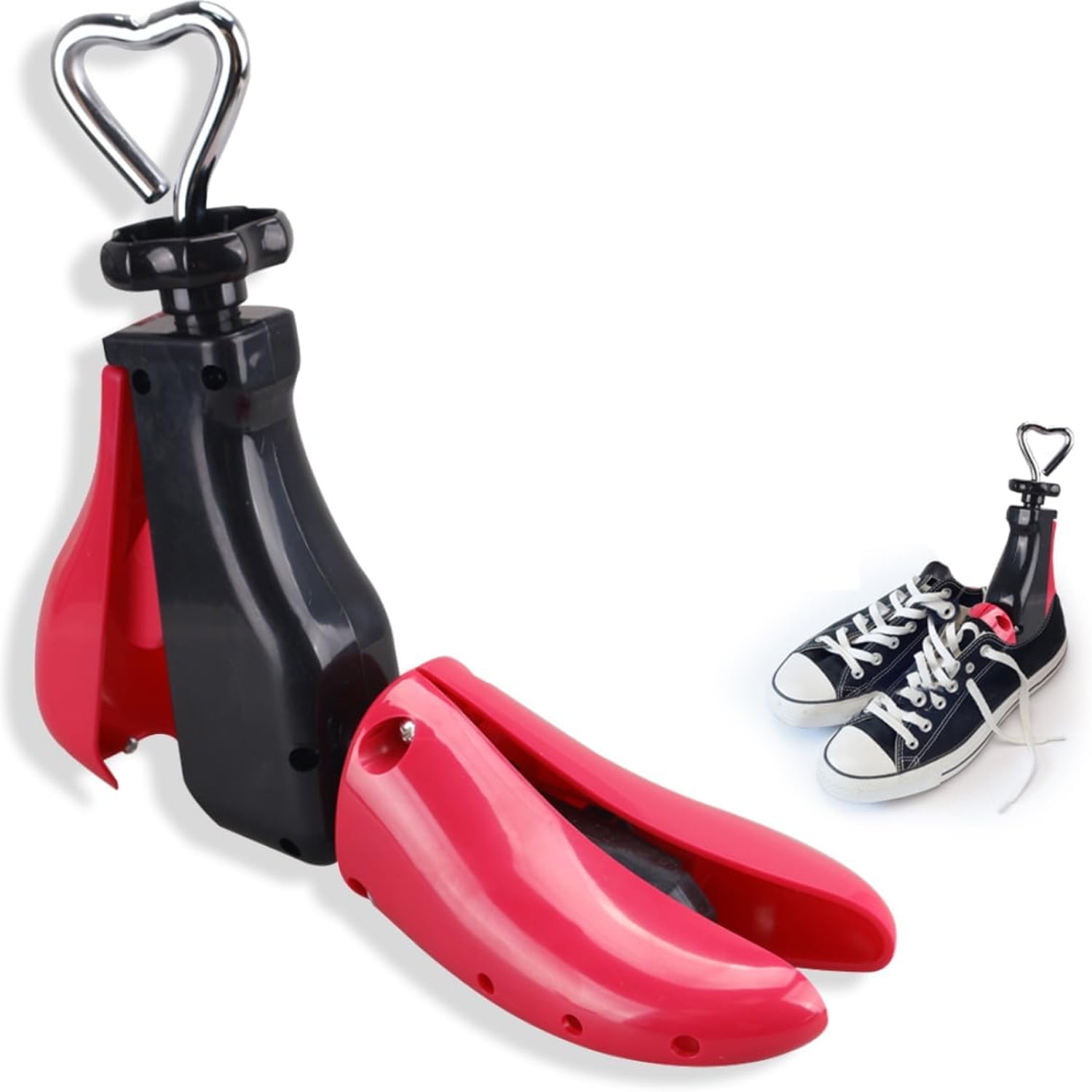 Hinzonek Shoe Stretcher Boot Stretcher Women Men, 4-Way Adjustable Boot Stretchers for Cowboy Boots, Stretching Shoe Boot Width