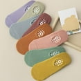thumbnail image 4 of Non Slip Socks For Women - Gripper Socks For Women - Grippy Socks For Women - Crew, 3 Pairs B132, 4 of 6