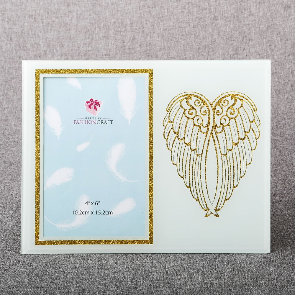 Fashioncraft Angel Themed Glass Picture Frame 
