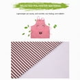 thumbnail image 2 of Labymos 1-Pack Cute Bear Bib Apron Cartoon Design Polyester Stripes Cooking Apron with 2 Pockets, 2 of 8