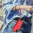thumbnail image 3 of for Samsung Galaxy A05 Case, Card Holder Wallet Case, Ring Holder Stand, Wrist Hand Strap, PU Leather Anti-Scratch Shockproof Protective Flip Phone Cover for Samsung Galaxy A05 Case, Red, 3 of 7