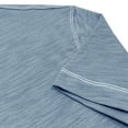 thumbnail image 5 of WREESH Men's Solid Henley Shirts Short Sleeve Turndown Collar Shirt for a Classic and Versatile Look Sky Blue, 5 of 8