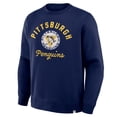thumbnail image 4 of Men's Fanatics Navy Pittsburgh Penguins Vintage Stickler Sweatshirt, 4 of 5
