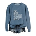 thumbnail image 1 of WEAIXIMIUNG Sweat à Capuche Zippé pour Femmes, Couleur Unie, Imprimé Lettre, Col Rond, Manches Longues, 1 of 3