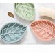 thumbnail image 4 of Soap Dish,Leaf-Shaped Shower Soap Holder with Draining Tray,Fashionable Soap Dish for Shower Kitchen, 4 of 4