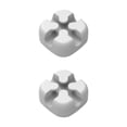 thumbnail image 1 of crativent Cable Clip Plugs Cord Holder Cable Manager Cable Fixed Data Line Fixer Organizer white 2Set, 1 of 6